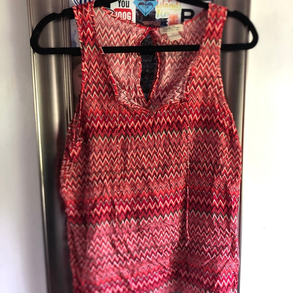 lucky brand patterned tank top
